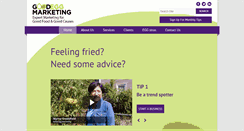 Desktop Screenshot of goodeggmarketing.com
